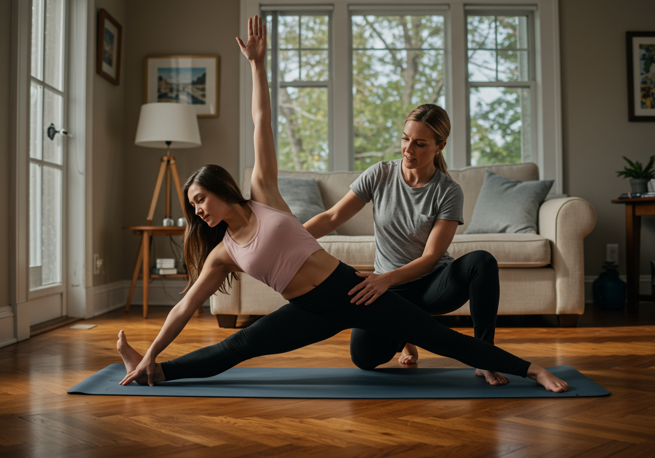 Beginner Flow: A Calm 15-Minute Daily Hip Routine