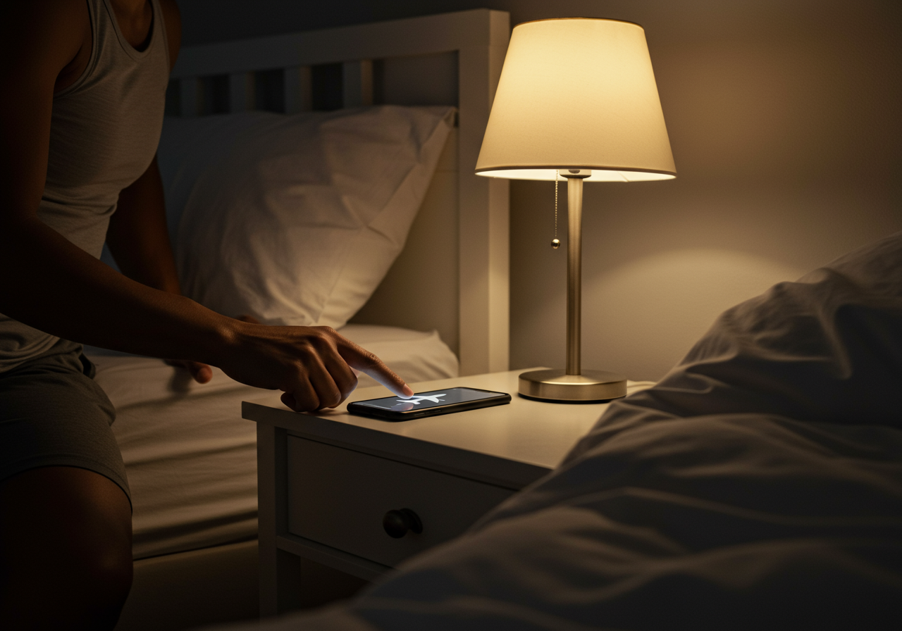 Avoid Late Screens and Heavy Meals