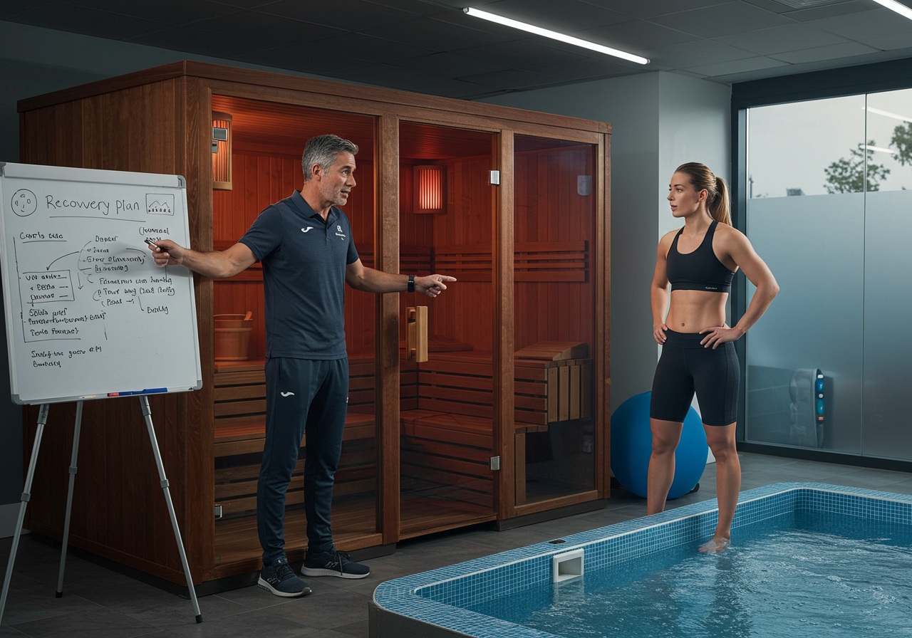 Cold and heat cycles for faster workout recovery