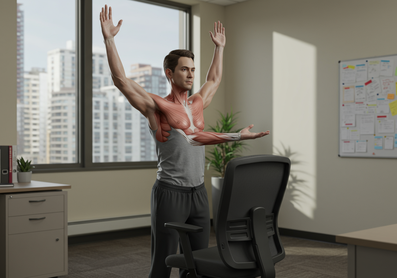 Complete 15-minute sequence from breathing to ankle mobility