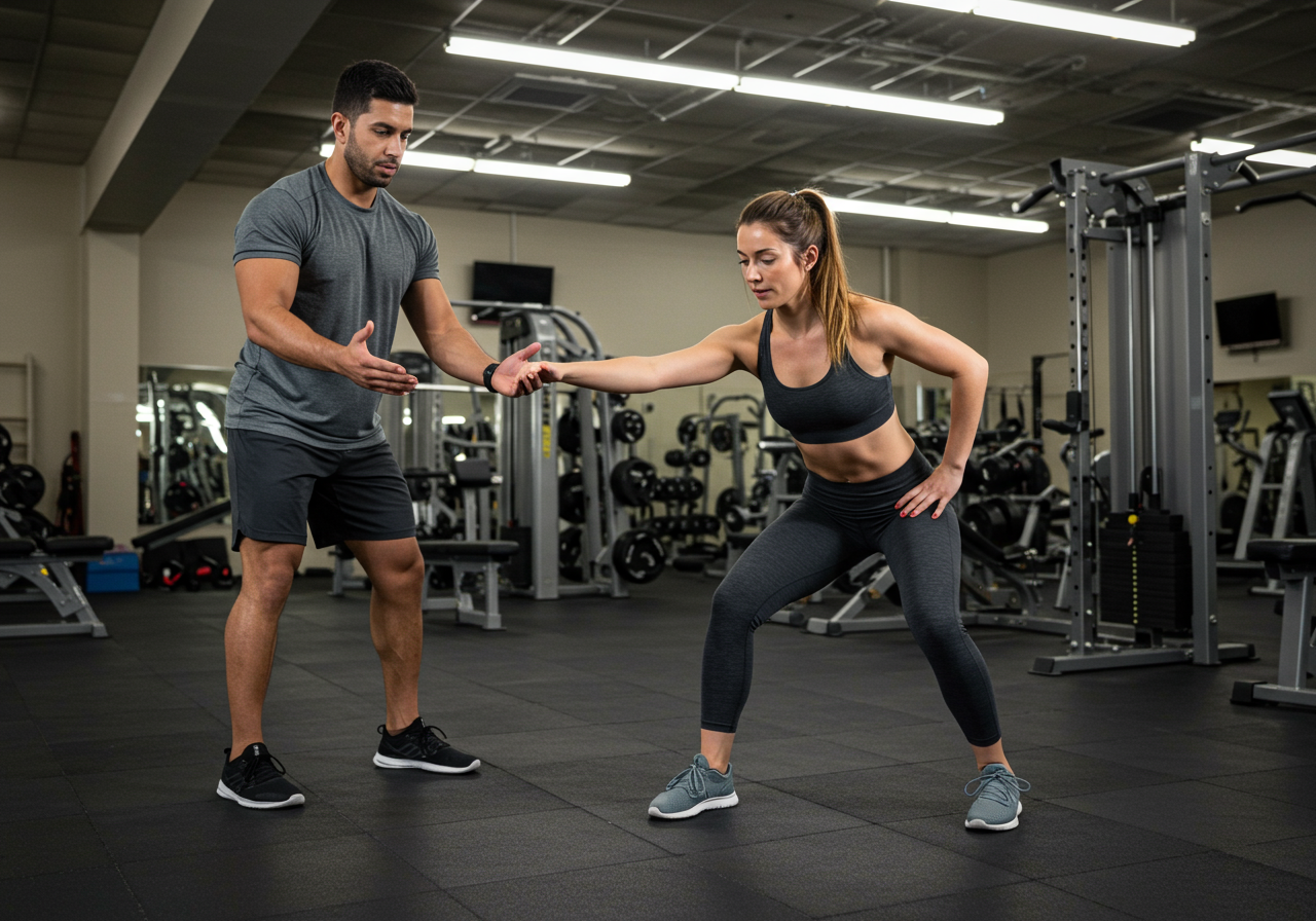 Warm up, test submax reps, set training zones