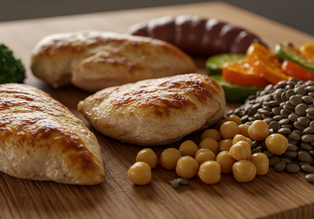 Even protein distribution beats skewed meals for growth