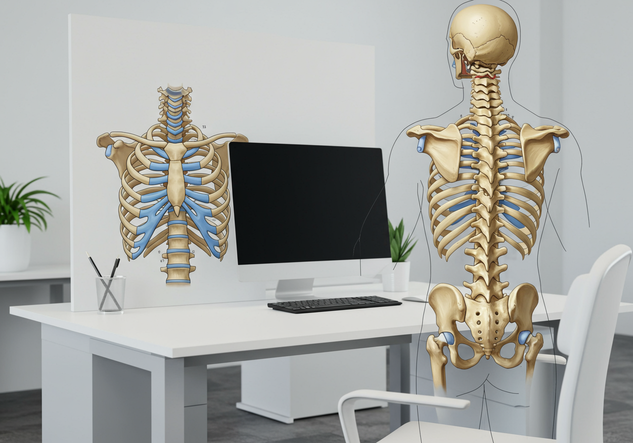 Research-backed posture adjustments reduce musculoskeletal strain
