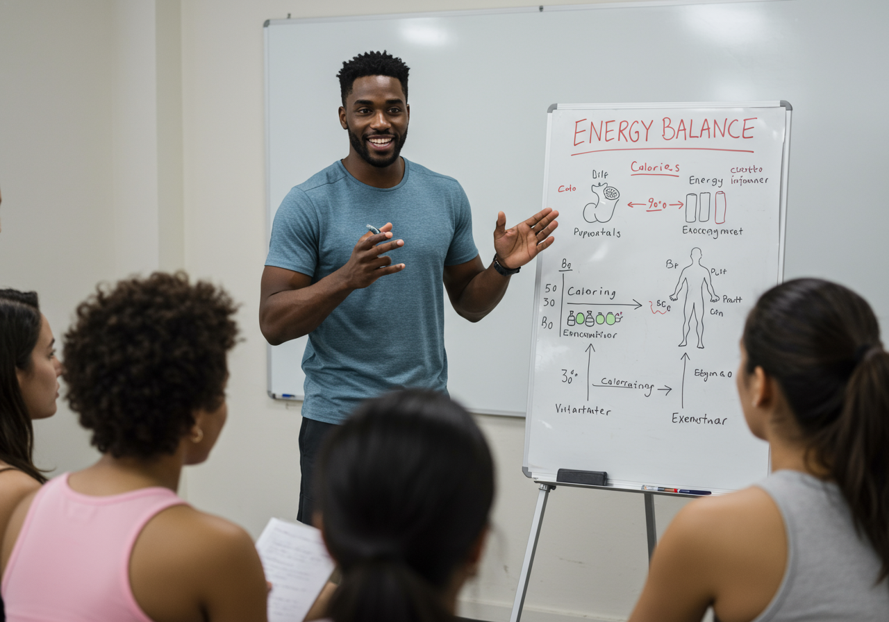 Moderate Deficits and Strength Training Preserve Muscle Mass