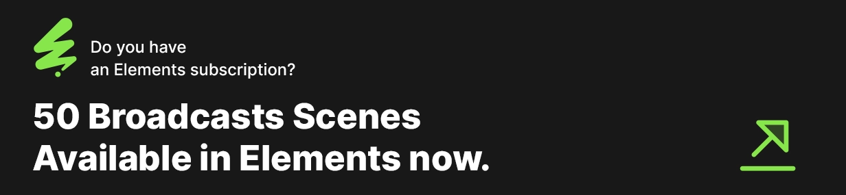 50 Broadcasts Scenes - Envato Elements