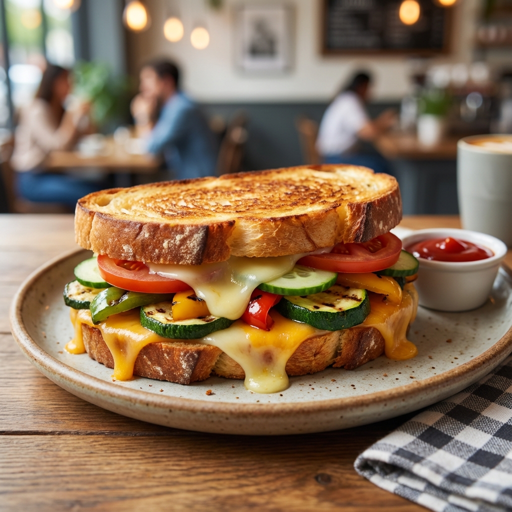 Mix Vegetable Sandwich Grilled