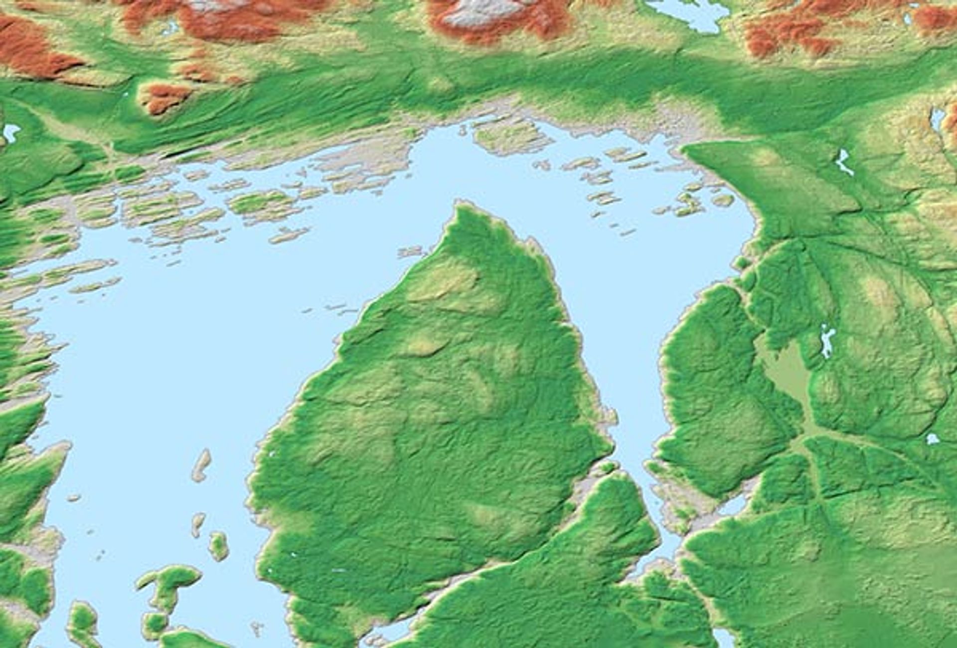 Oslo, Norway Satellite image from WorldDEM™ thumbnail