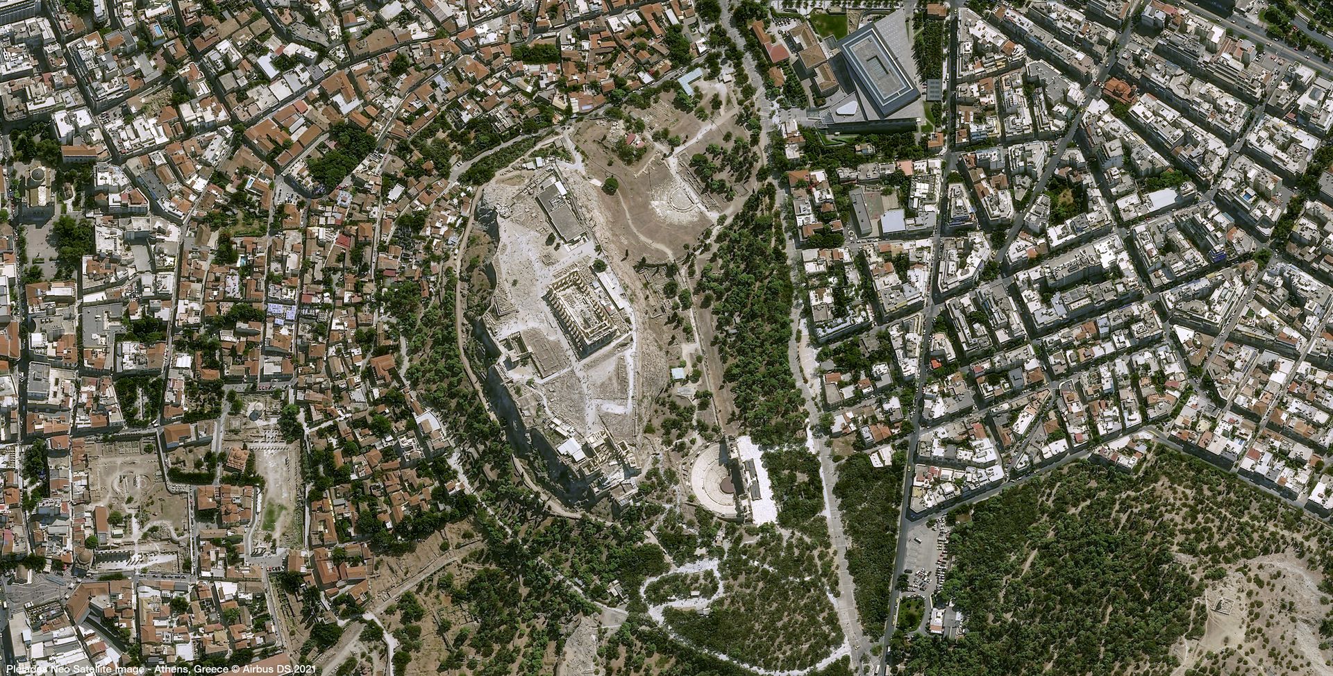 Athens, Greece Satellite image from Pléiades Neo thumbnail