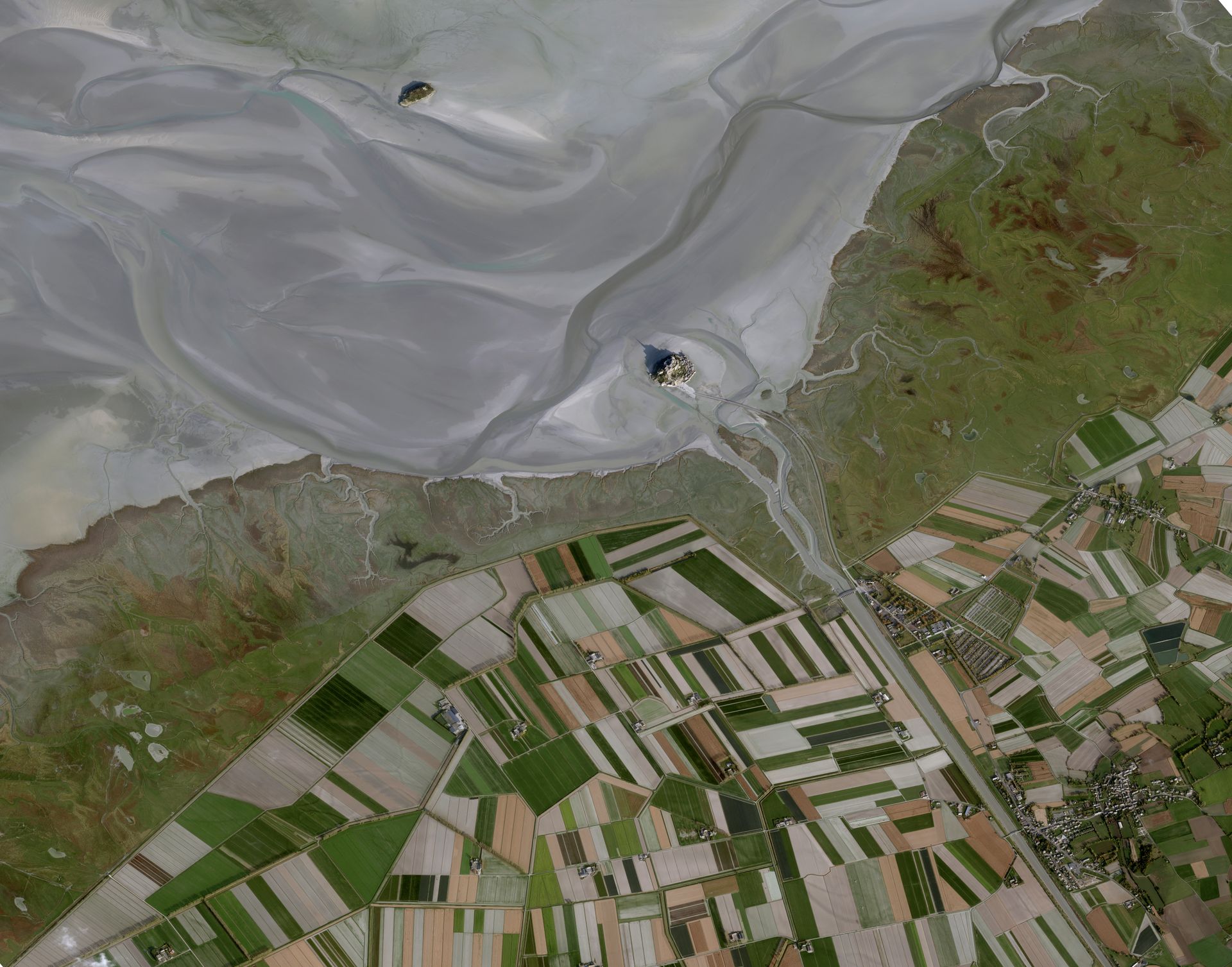 Mont Saint-Michel, France satellite image from Pléiades Neo thumbnail