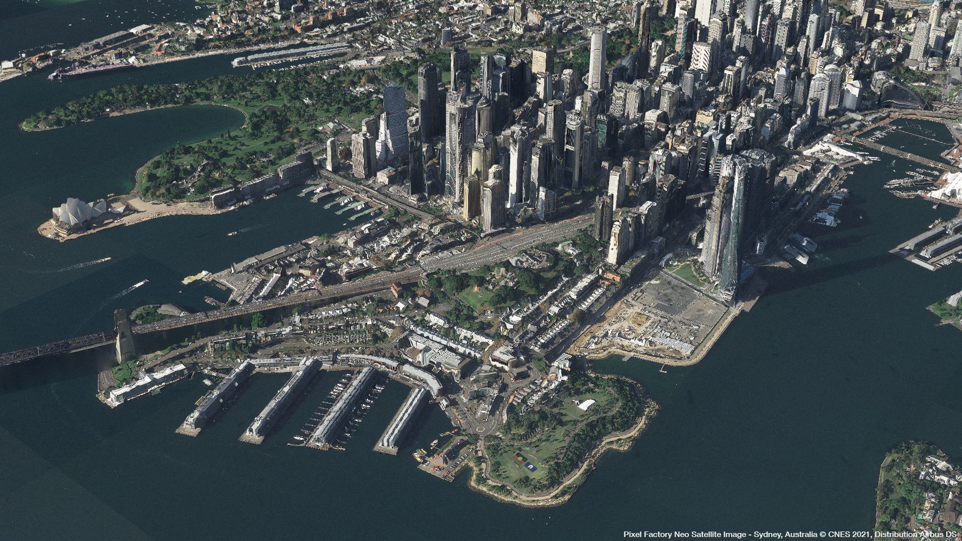 Sydney, Australia Satellite image from Pixel Factory Neo thumbnail