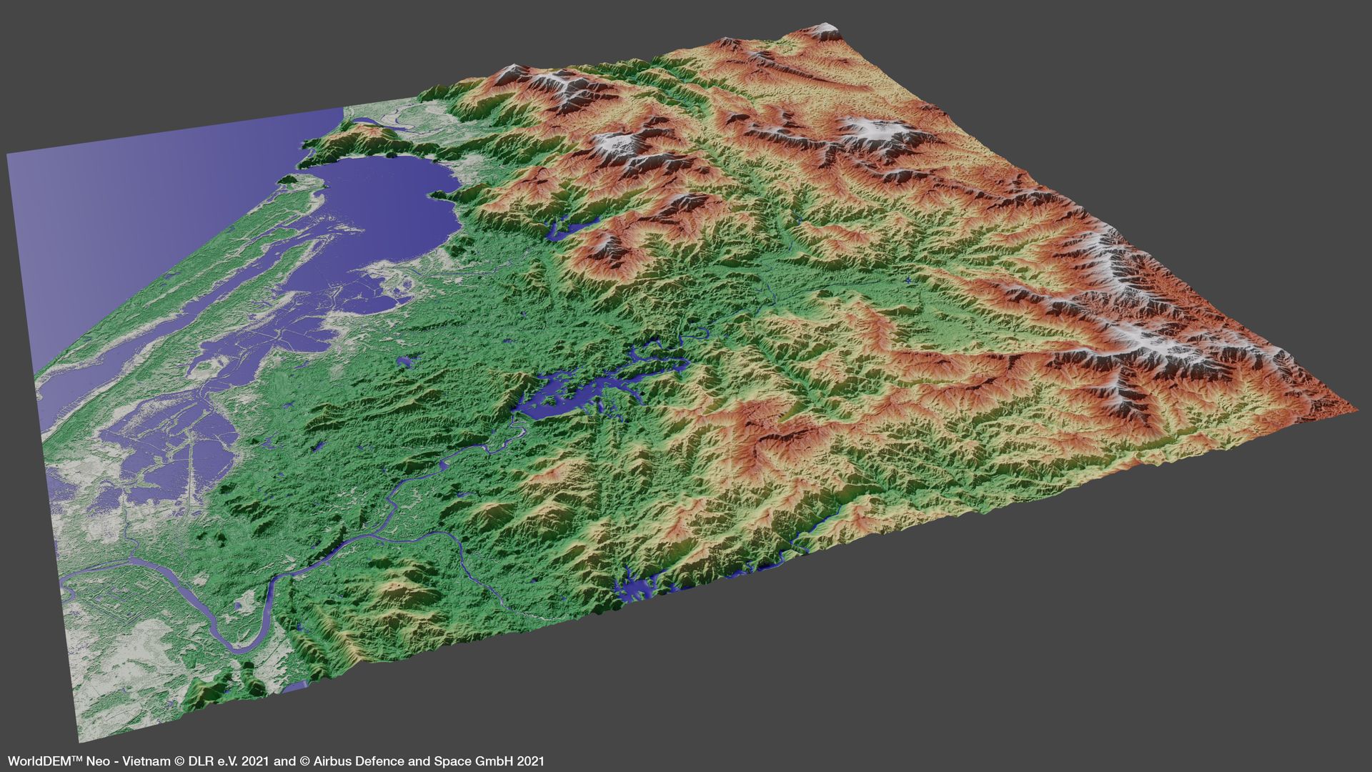 Vietnam Satellite image from WorldDEM™ Neo thumbnail