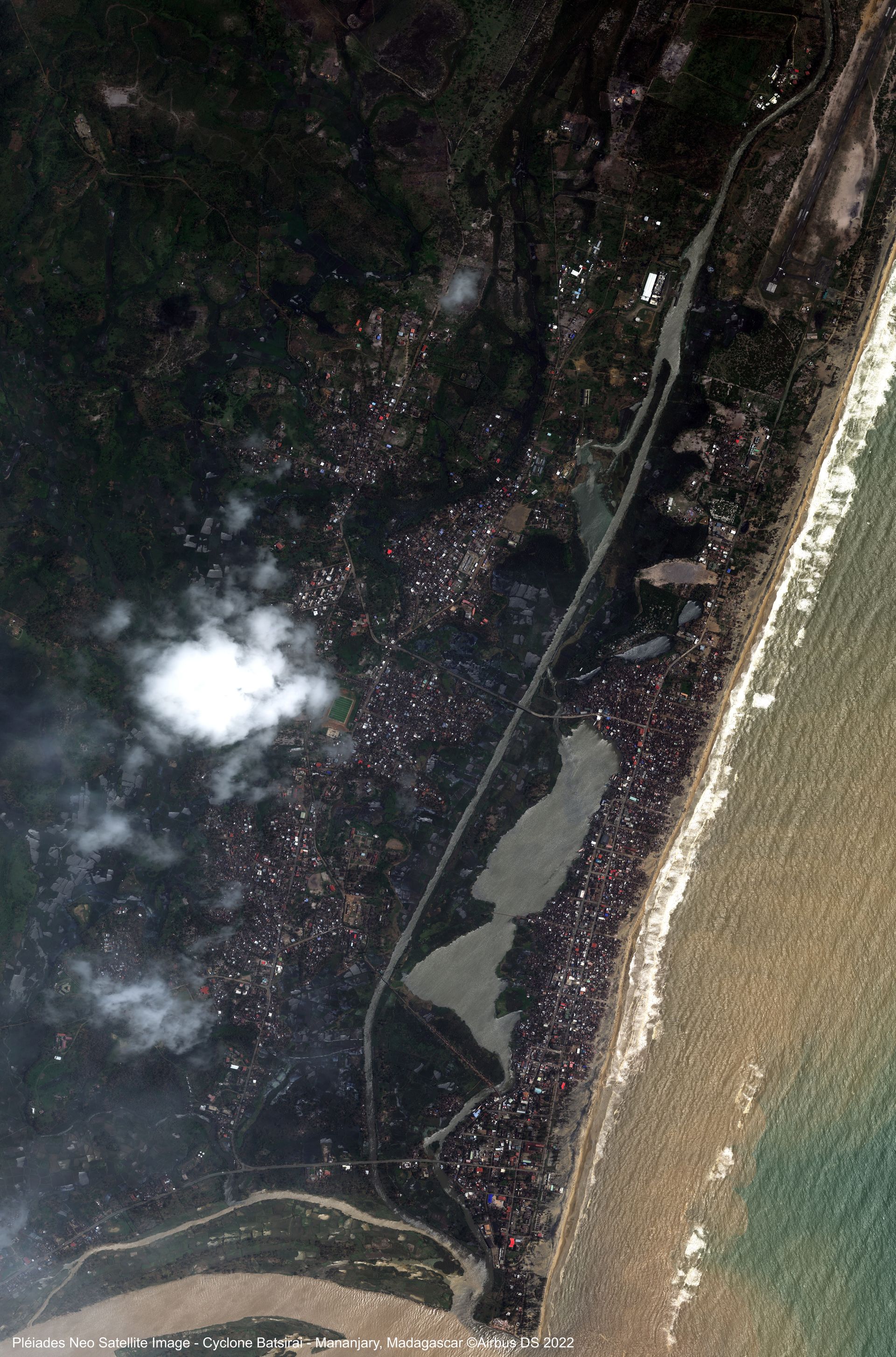Cyclone Batsirai Satellite image from Pléiades Neo thumbnail