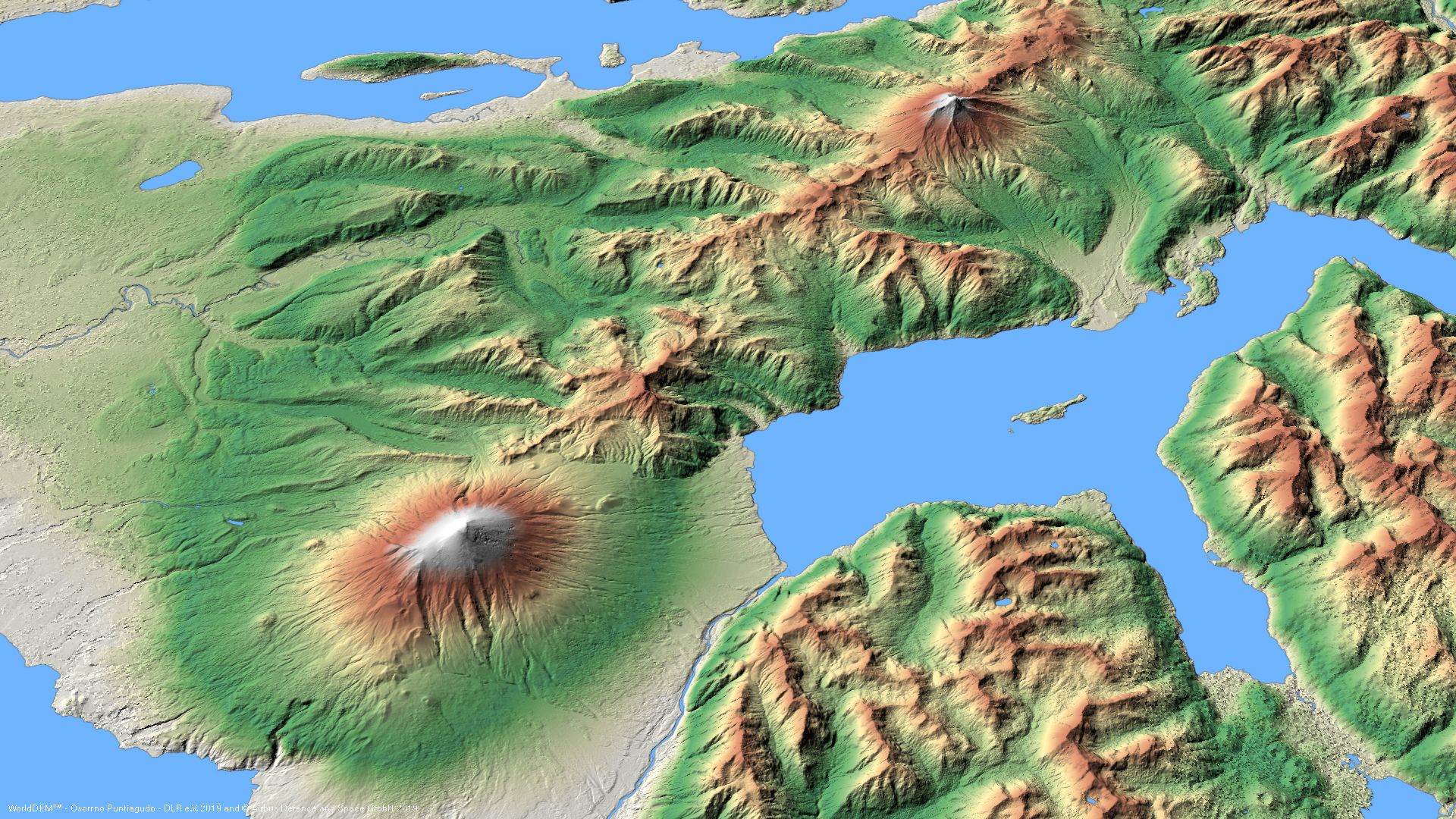 Osorrno Puntiagudo Satellite image from WorldDEM™ thumbnail