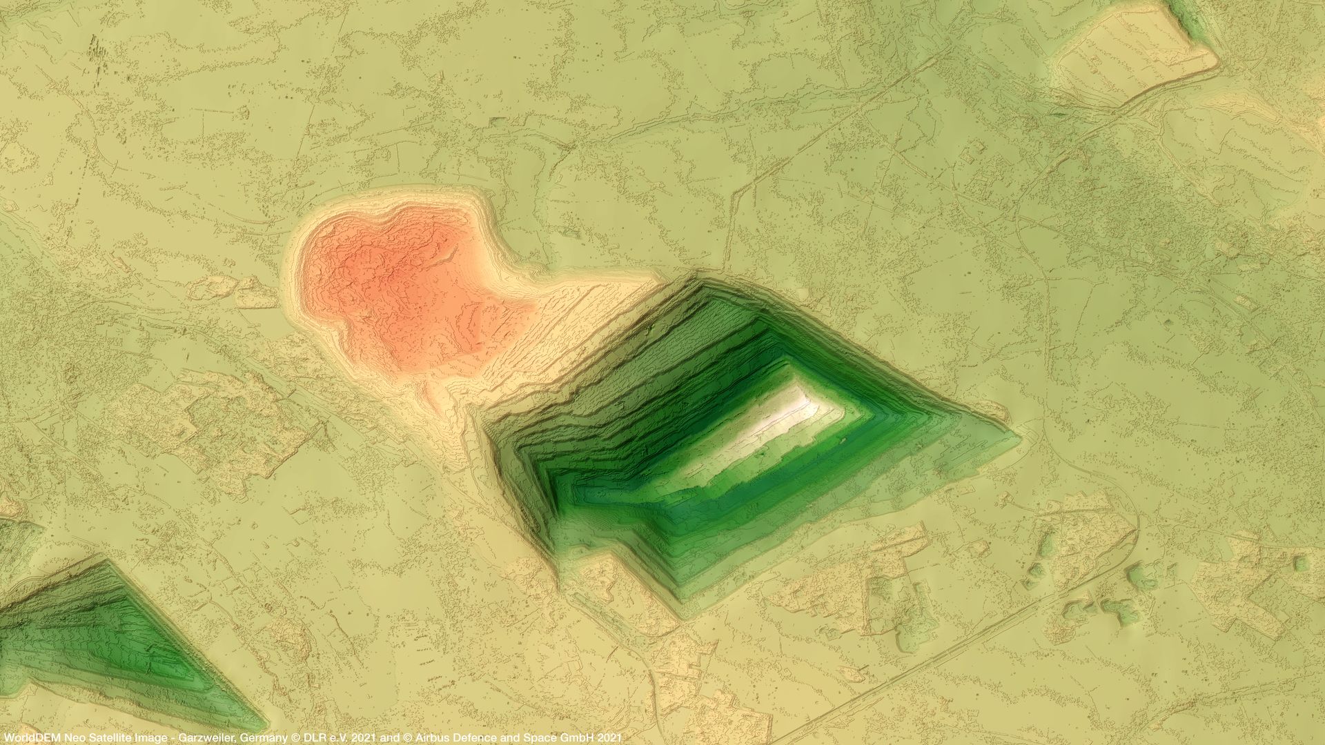 Garzweiler, Germany Satellite image from WorldDEM™ Neo thumbnail