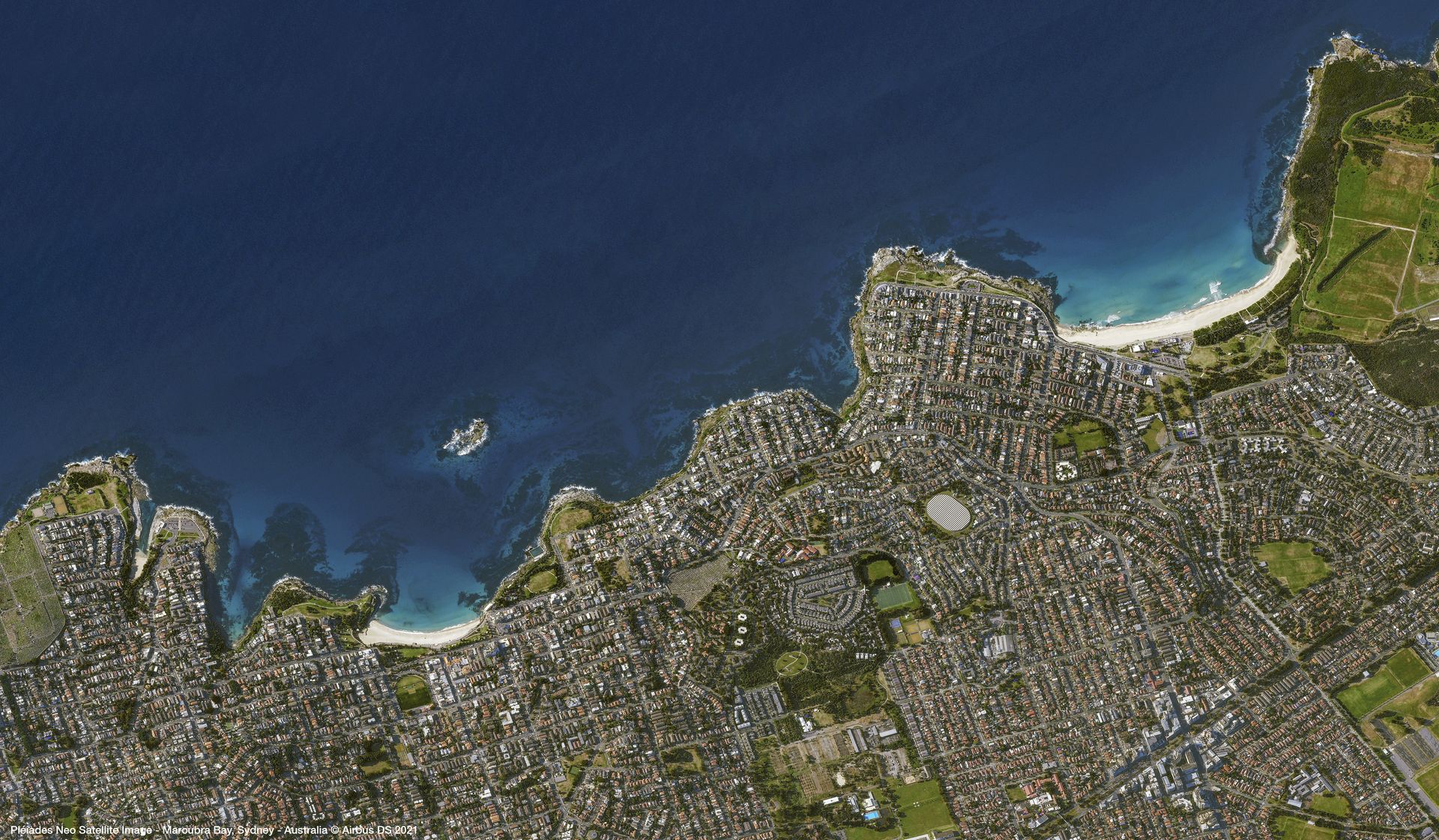 Maroubra Bay, Sydney Satellite image from Pléiades Neo thumbnail