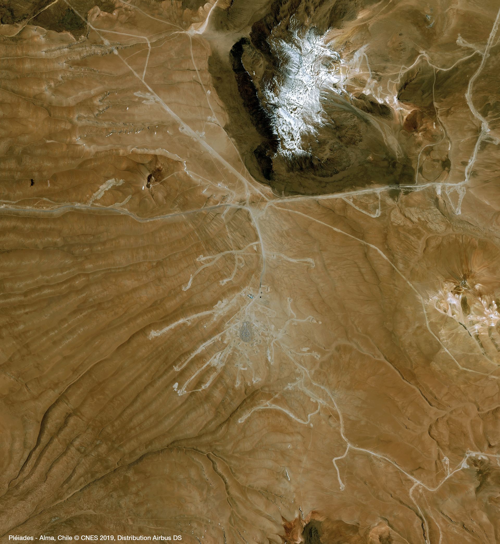 Alma, Chile Satellite image from Pléiades thumbnail