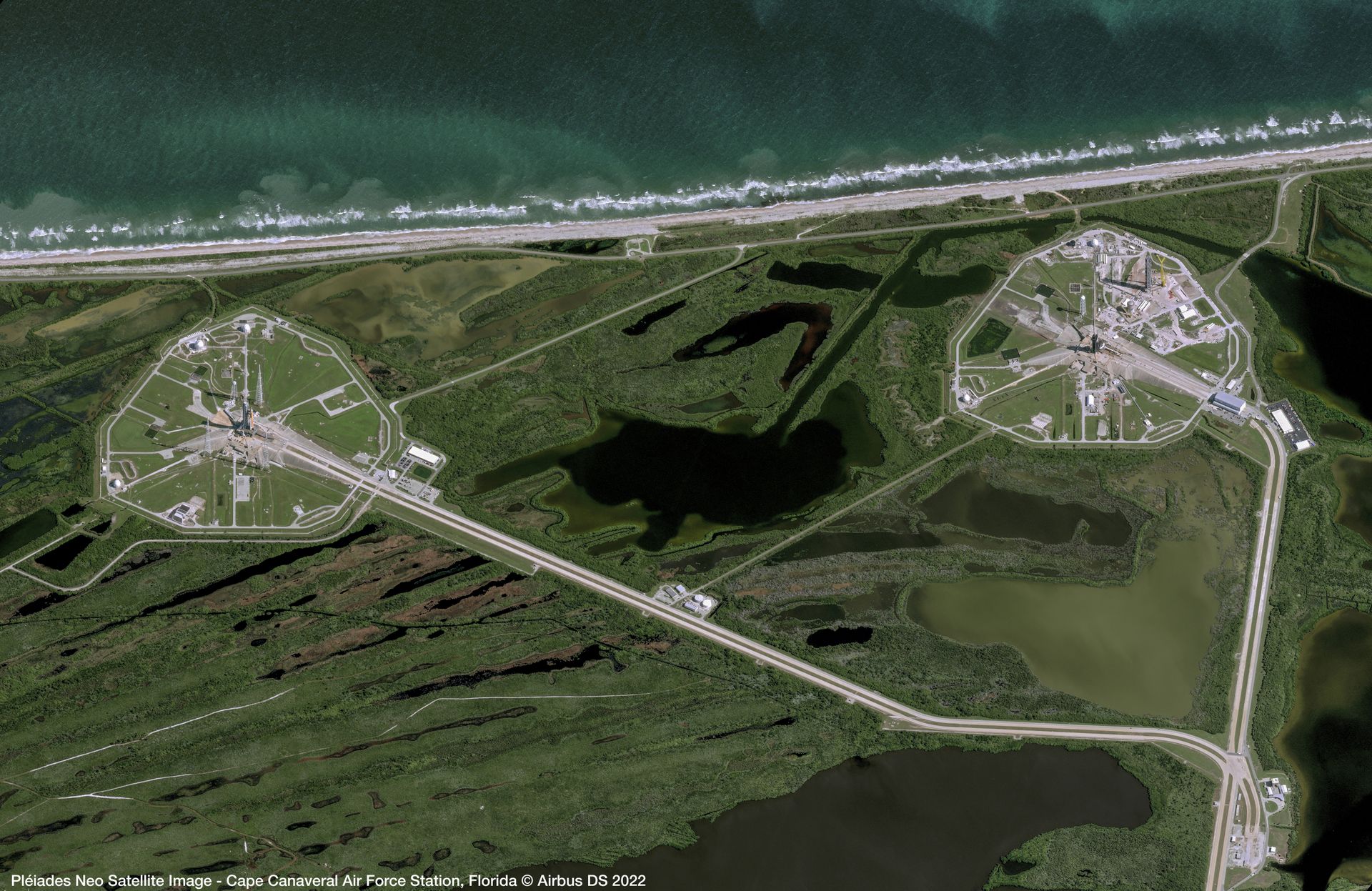 Cape Canaveral Satellite image from Pléiades Neo thumbnail
