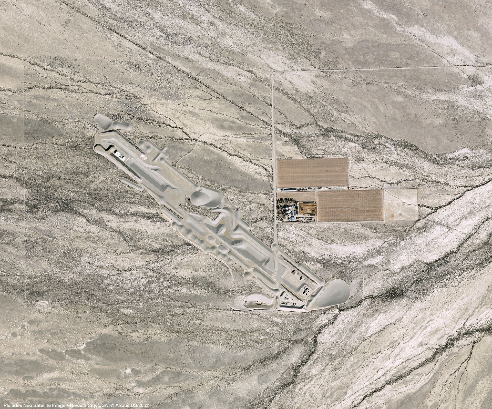 City, Nevada Satellite image from Pléiades Neo thumbnail