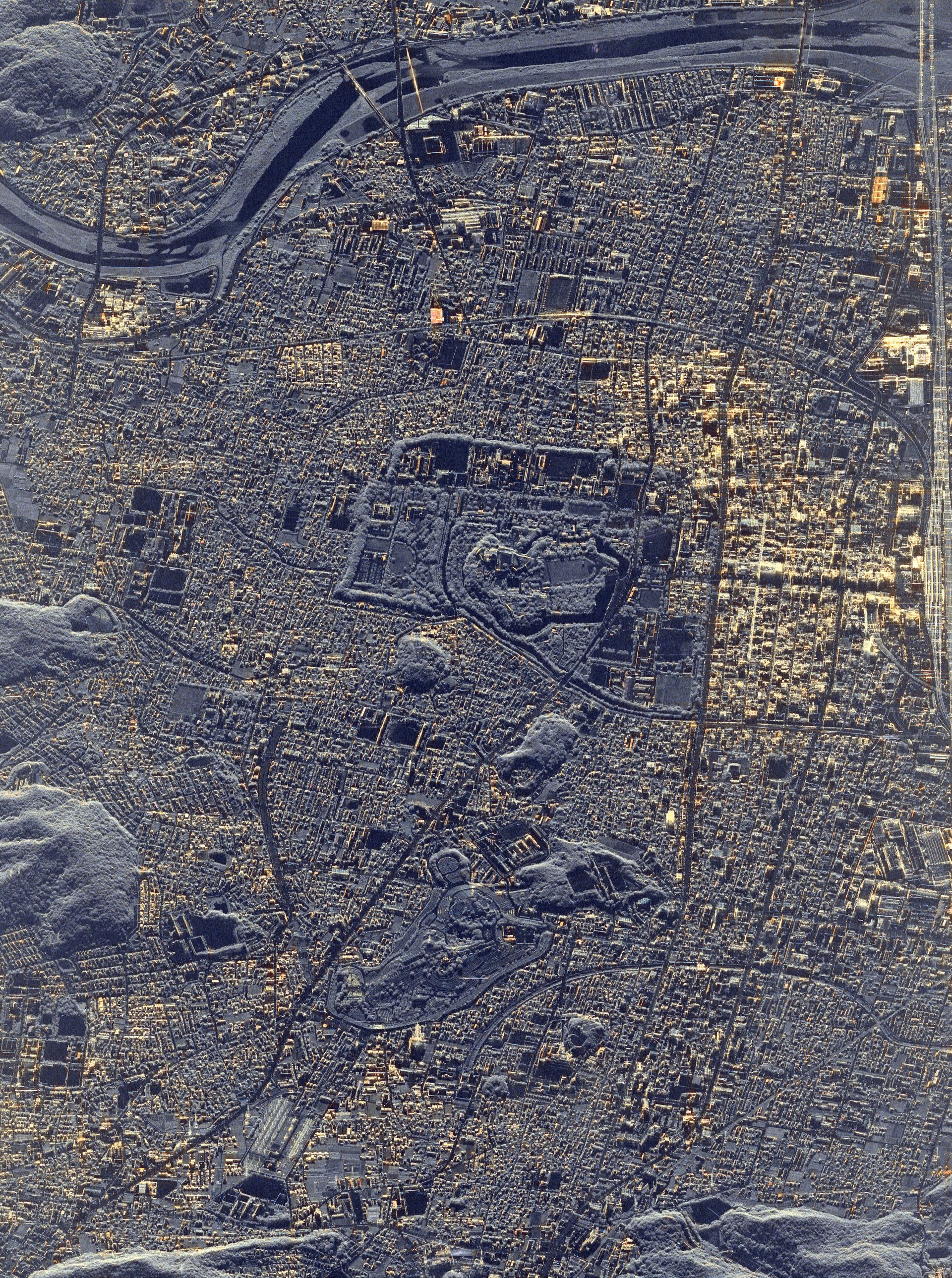 Himeji-jo Castle, Japan satellite image from Radar Constellation thumbnail