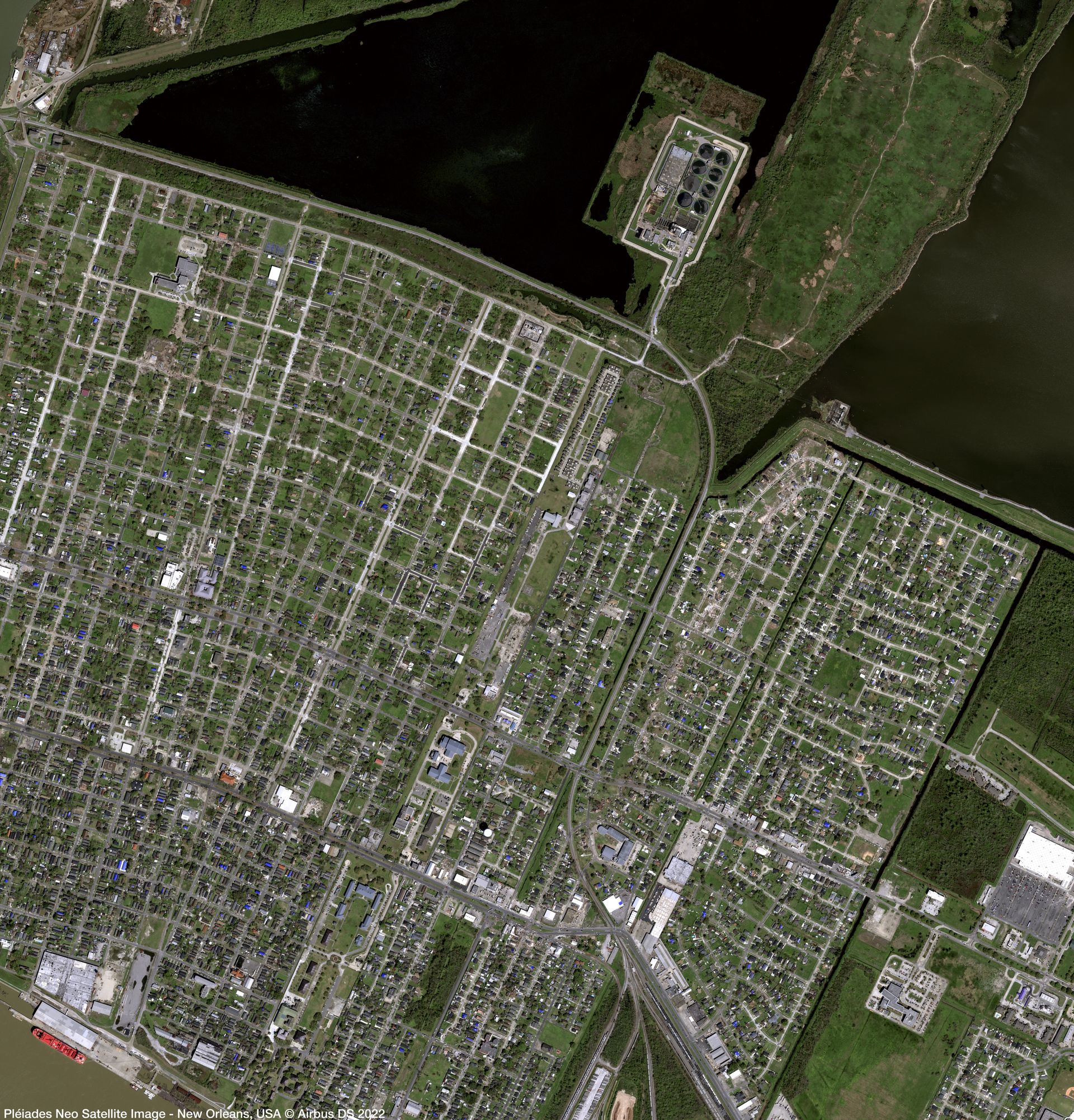 New Orleans Tornado Satellite image from Pléiades Neo thumbnail
