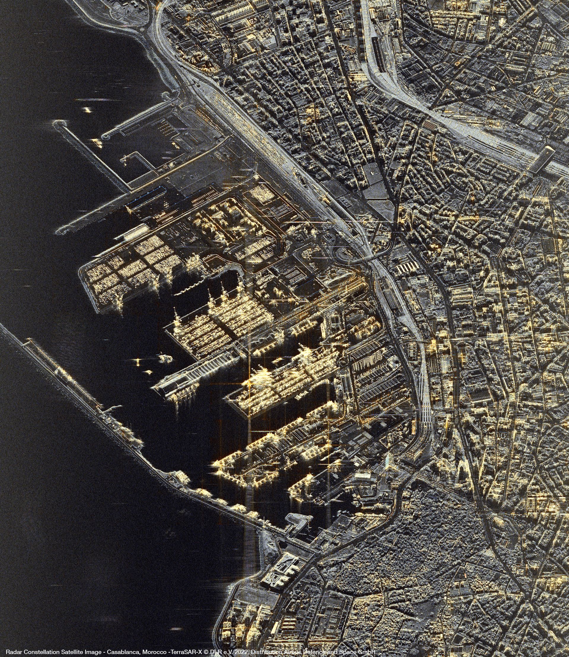 Port of Casablanca Satellite image from Radar Constellation thumbnail