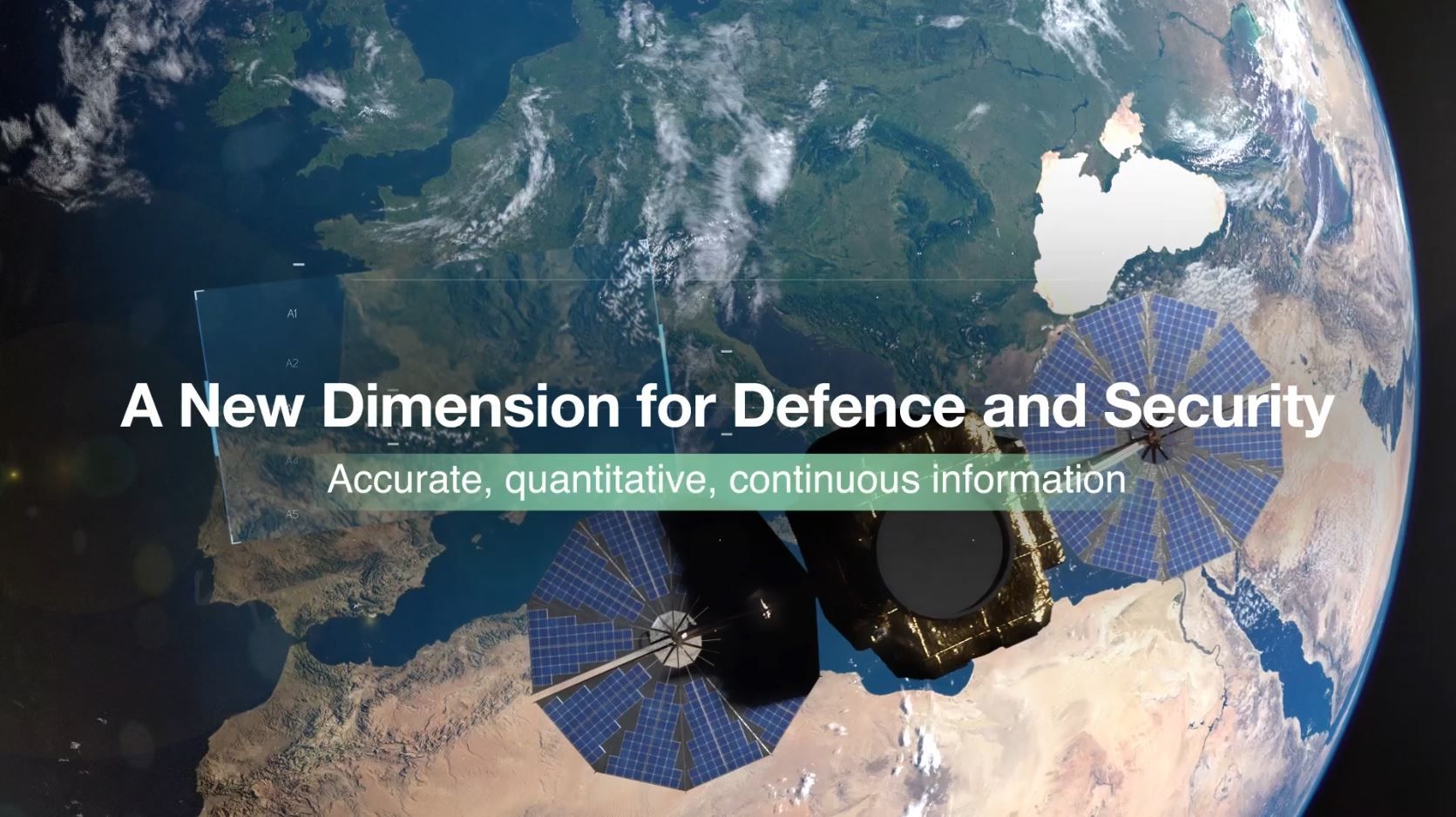 Preview "A new dimension for Defence and Security" video Preview "A new dimension for Defence and Security" video