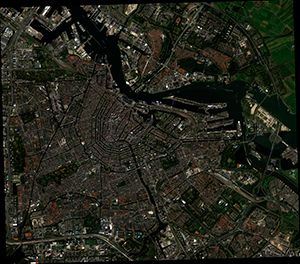 Sample satellite Imagery SPOT 7 Ortho - Amsterdam, Netherlands Sample satellite Imagery SPOT 7 Ortho - Amsterdam, Netherlands