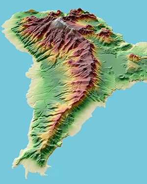 Sample satellite Imagery WorldDEM - Cape Verde Sample satellite Imagery WorldDEM - Cape Verde