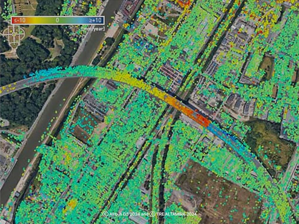 Airbus and TRE ALTAMIRA analysis of Flanders bridges Airbus and TRE ALTAMIRA analysis of Flanders bridges