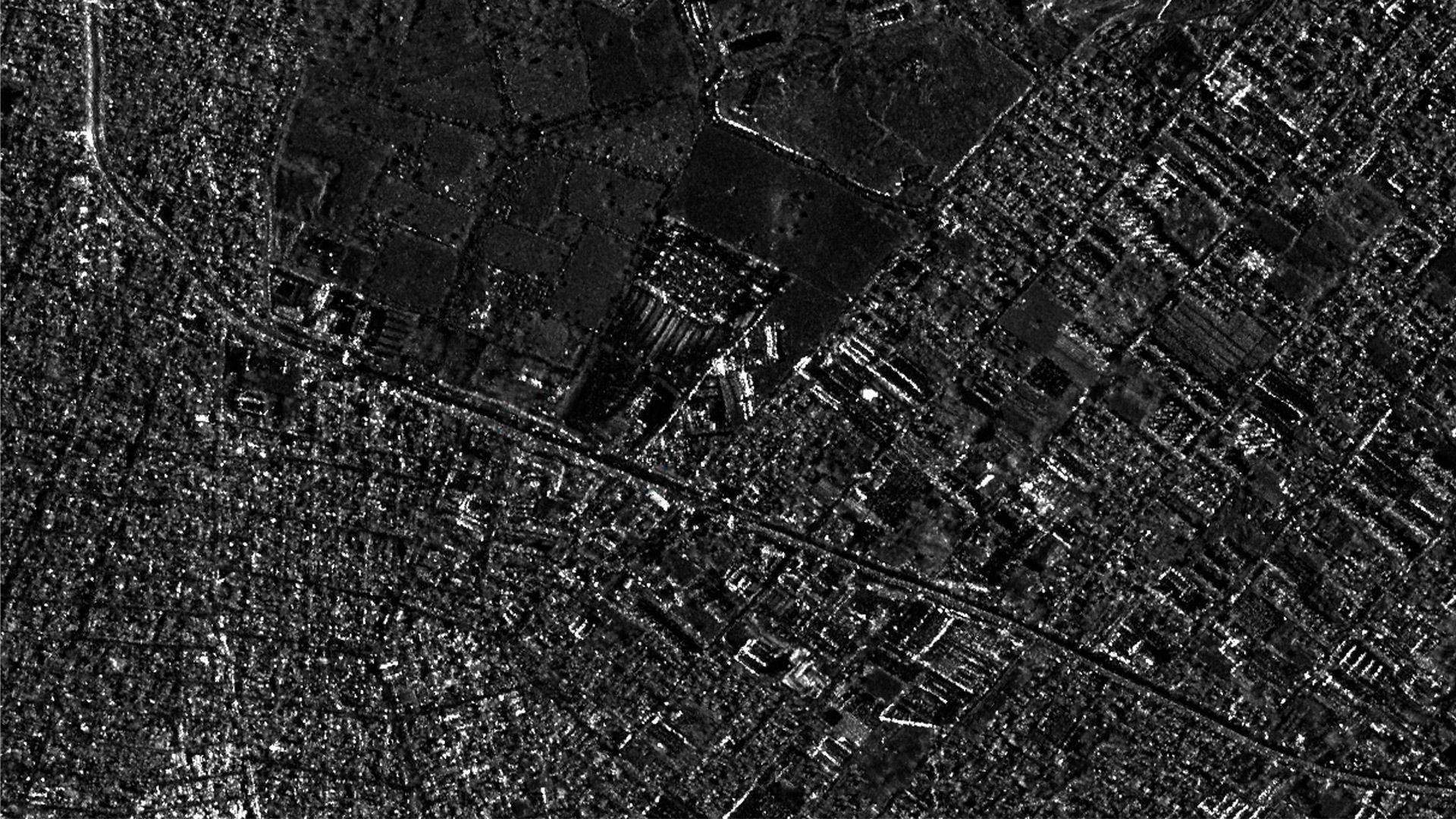 Mexico City Viaduct sattellite image from Airbus Radar Constellation Mexico City Viaduct sattellite image from Airbus Radar Constellation