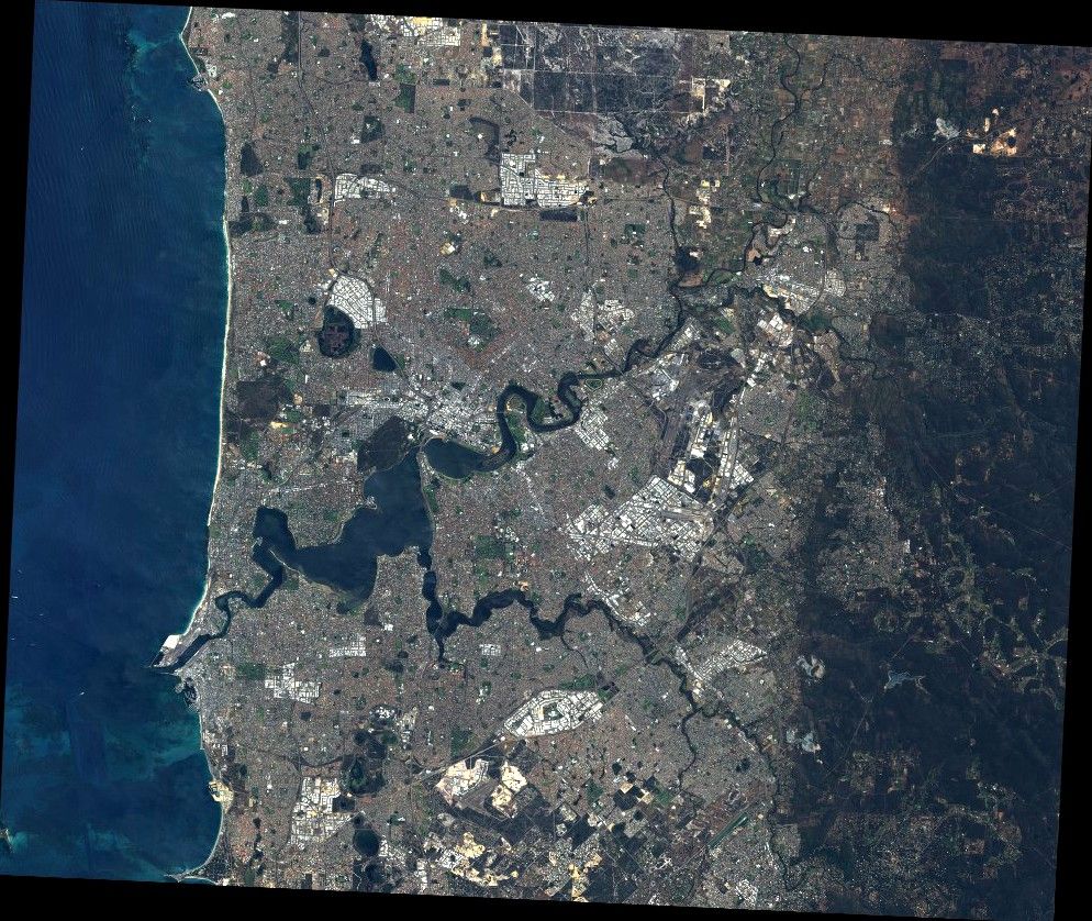 Sample satellite Imagery SPOT 6 Ortho - Perth, Australia Sample satellite Imagery SPOT 6 Ortho - Perth, Australia