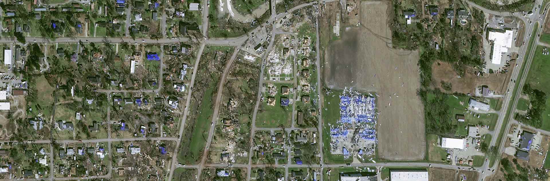 Storm aftermath captured by Pléiades Neo satellite Storm aftermath captured by Pléiades Neo satellite