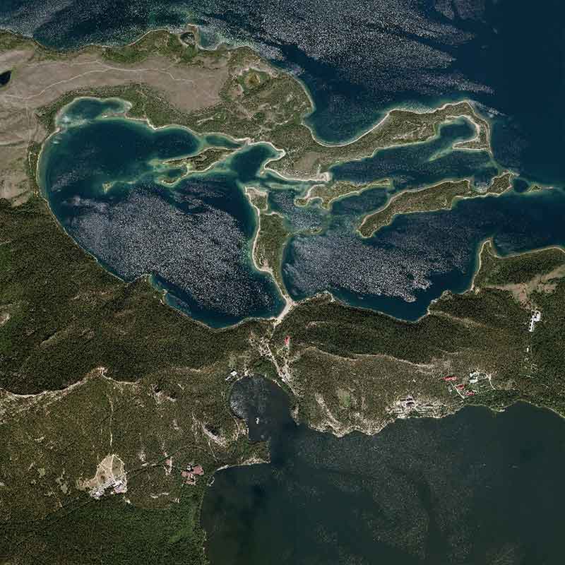 Pléiades Neo satellite image - Borovoye, Kazakhstan - 30cm resolution Pléiades Neo satellite image - Borovoye, Kazakhstan - 30cm resolution