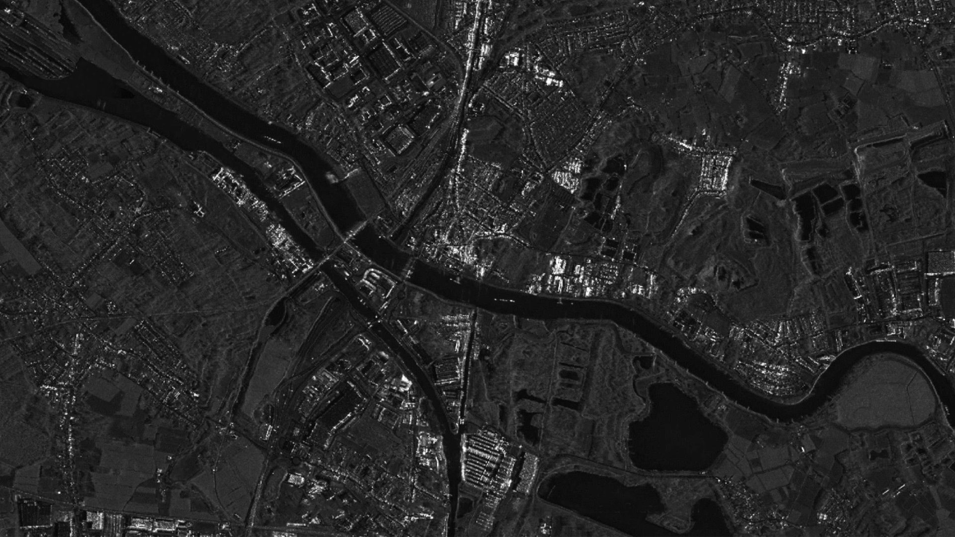 Belgium, Flanders Satellite image from our radar constellation l Stripmap Belgium, Flanders Satellite image from our radar constellation l Stripmap