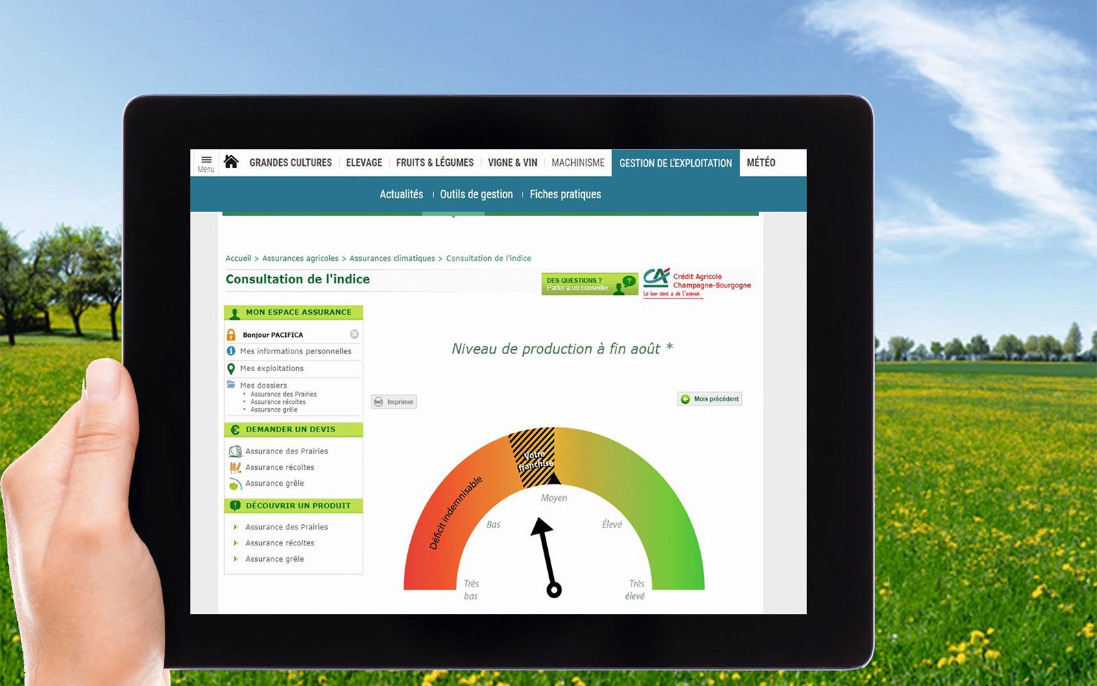 Image hand mockup agriculture Case Study