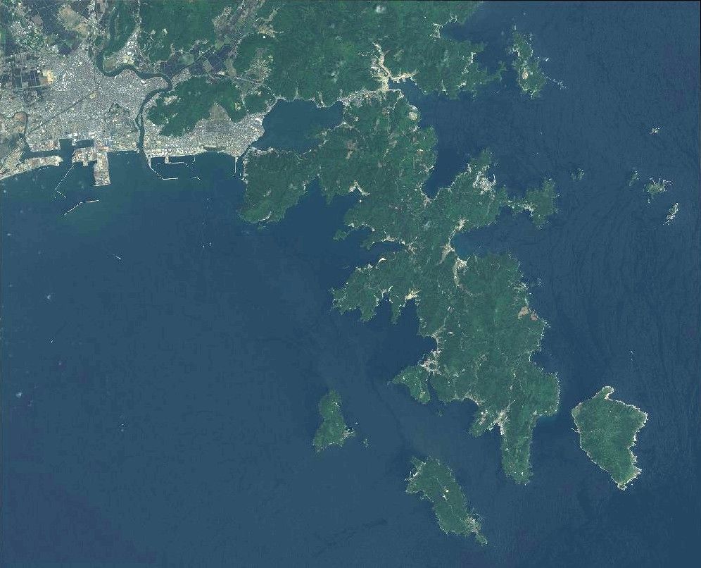 Sample satellite Imagery SPOT 6 Primary - Ishinomaki, Japan