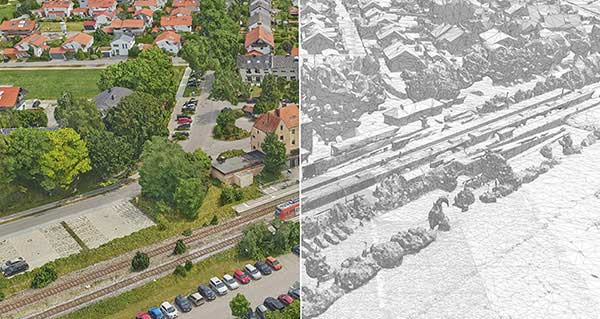 A high definition optical 3D Model of the city of Aying, near Munich A high definition optical 3D Model of the city of Aying, near Munich