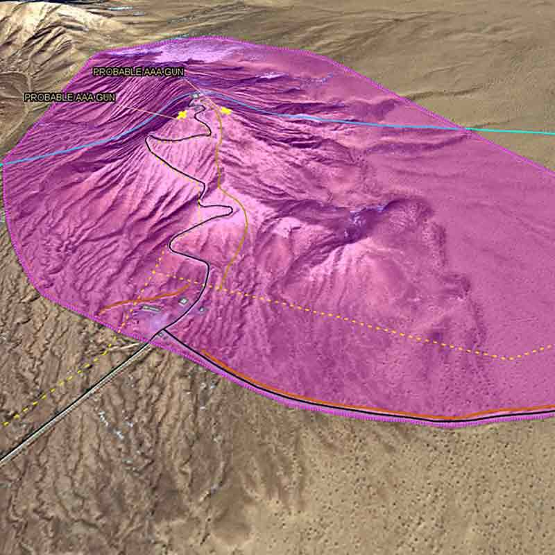 Signal Activity Identification over a zone of interest in Iran