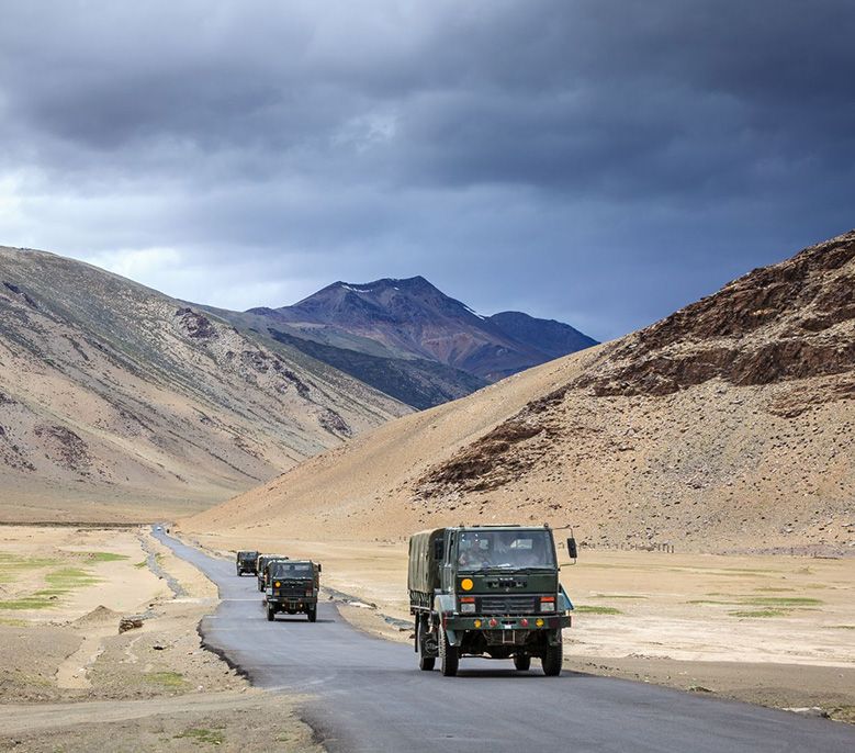 Vehicle activity at national border illustration case study