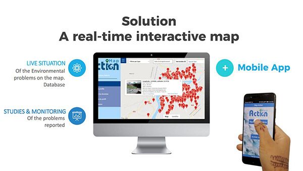 A real time interactive map A real time interactive map
