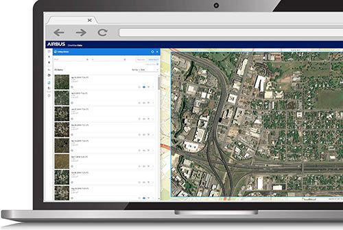 OneAtlas - Changes in excavation and new buildings visible in a Pléiades image 