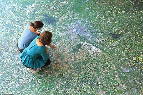 Focus on a part of the Loire-Atlantique Great Mosaic 