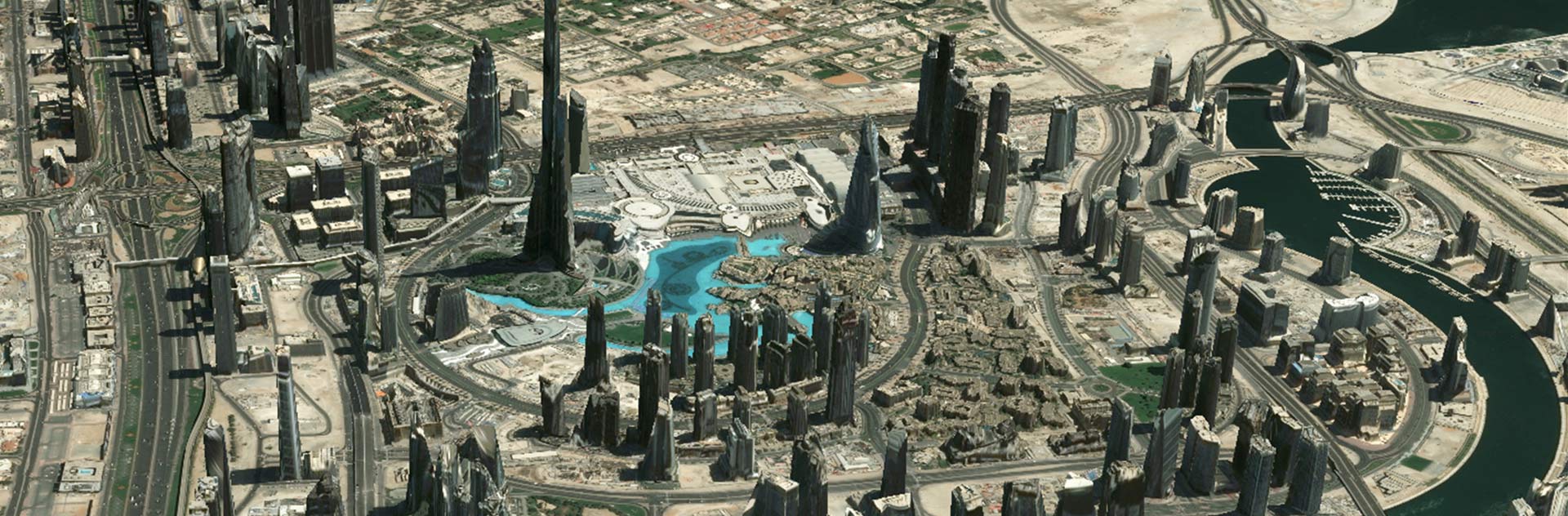 Dubai, one of the most populous cities in the United Arab Emirates, visualised with the help of 3D Textured Model. Dubai, one of the most populous cities in the United Arab Emirates, visualised with the help of 3D Textured Model.