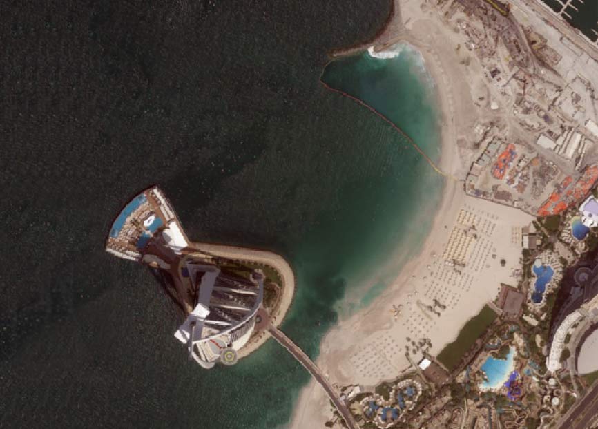 Real-colour Pléiades Neo satellite image recorded on 15th Aug 2021