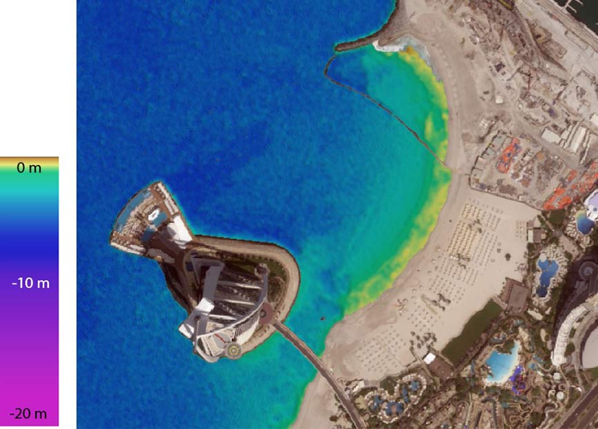 EOMAP's Satellite-Derived Bathymetry