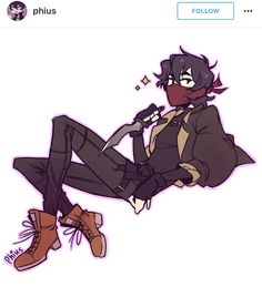 the image is a drawing of an anime character, a teenage boy with shaggy black hair and a red bandana covering his lower face, floating against a white background. he is wearing a black and gray outfit reminiscent of a thief or rogue, with fingerless gloves and boots. he is holding a knife in his right hand, and his expression is confident and slightly mischievous. the style of the drawing is animeinspired, with exaggerated features and dynamic poses. the color palette is muted, with shades of black, gray, purple, and white dominating the image.