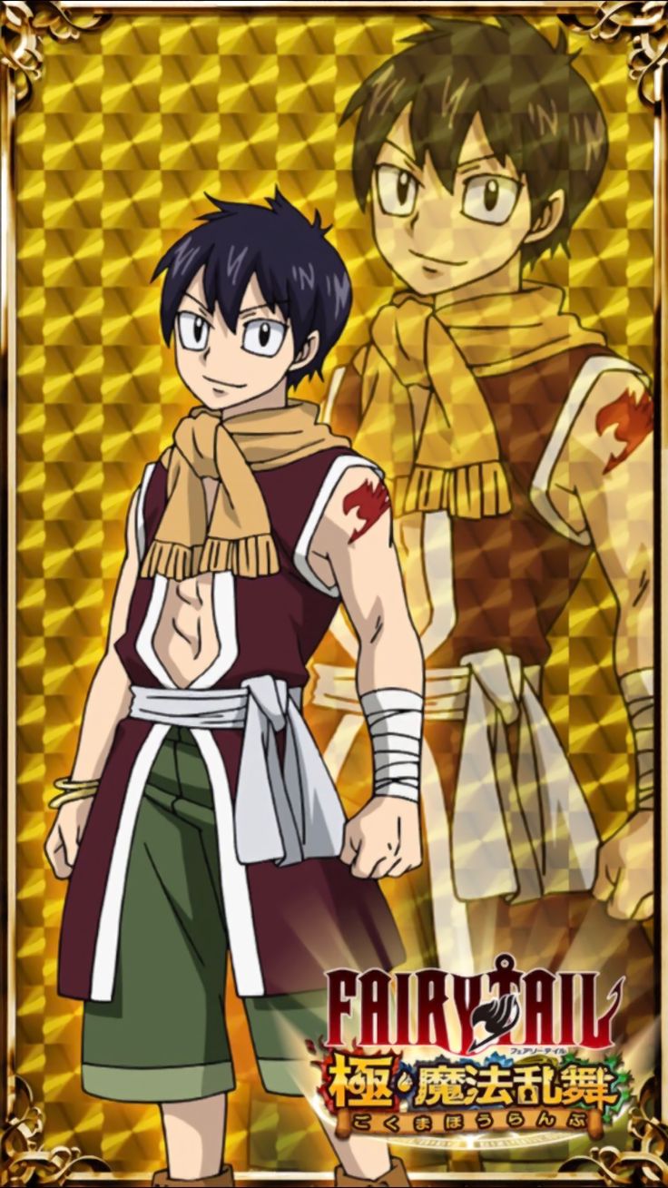 this is a colorful illustration featuring natsu dragneel from the anime fairy tail. natsu is a young wizard with a fiery spirit, and he is known for his dragon slayer magic, which allows him to eat fire and use it as a source of power. the image captures his signature fiery hair and his fiery magic.