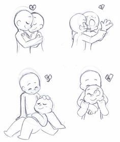 the image depicts four different couples in various poses, each symbolizing love and affection. all couples are drawn in a simple, cartoonish style with hearts scattered around them, adding to the romantic theme. the first couple is in a close embrace, while the second couple is shown holding each other close. the third couple is in a more playful pose with one partner sitting on the lap of the other. the fourth couple appears in a tender embrace, with one partner holding the other close. the image highlights the diverse ways love can be expressed.