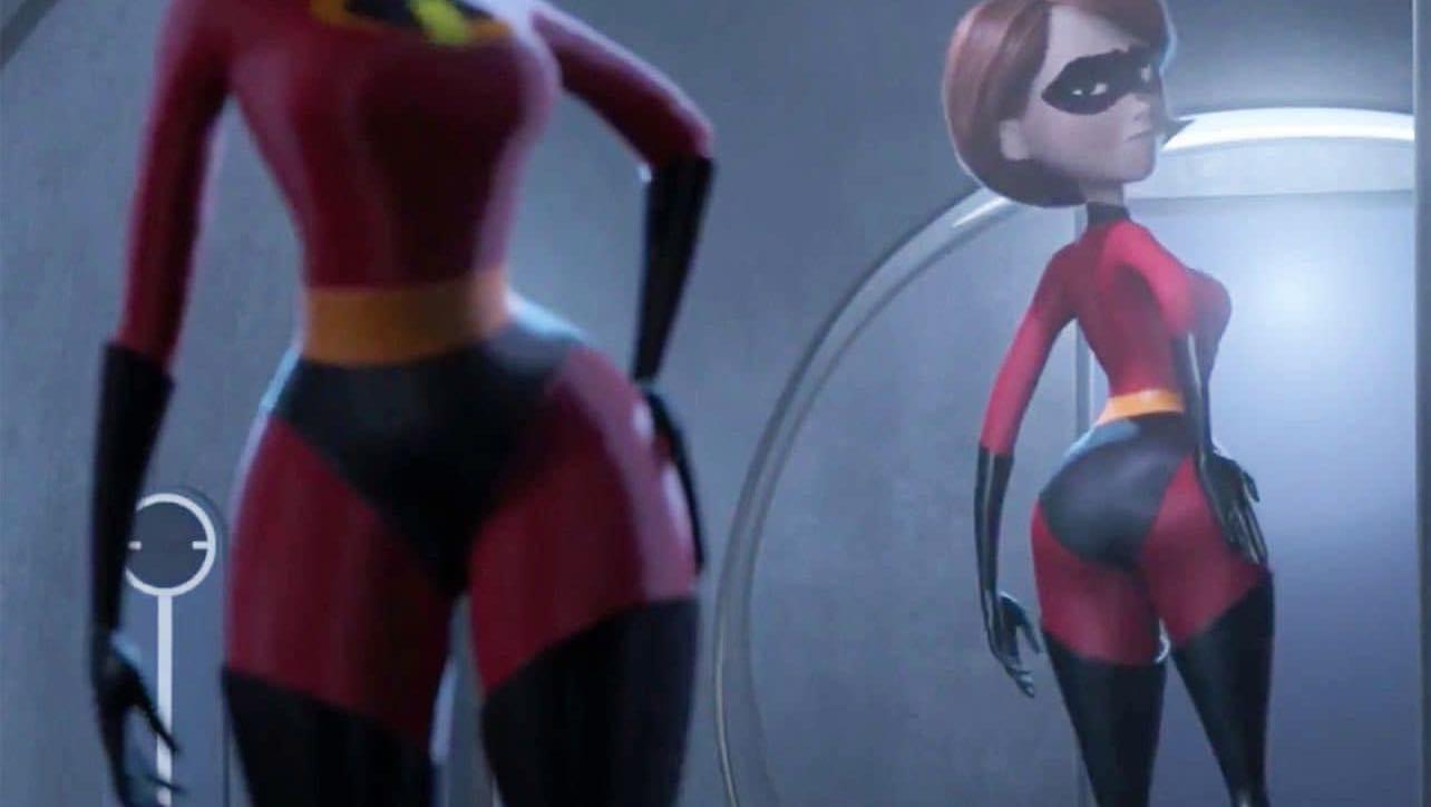 an image of mrs. incredible, otherwise known as elastigirl, standing
