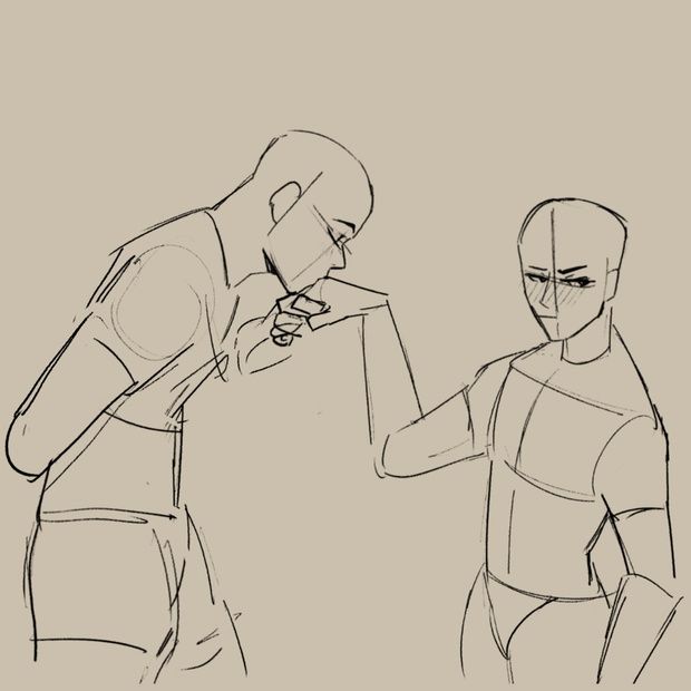 a sketch of two